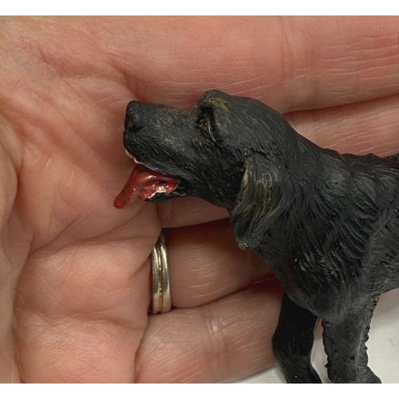 Rick Rowley Black Lab Dog Panting Ornament Made In USA Christmas Holiday - Picture 4 of 11